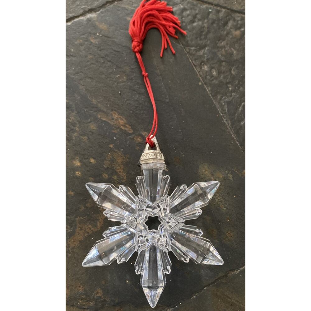 1st edition Vtg Marquis Waterford 2003 Snowflake Ornament